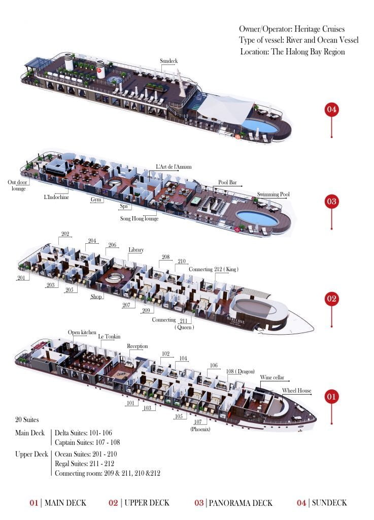 Thiết kế du thuyền Heritage