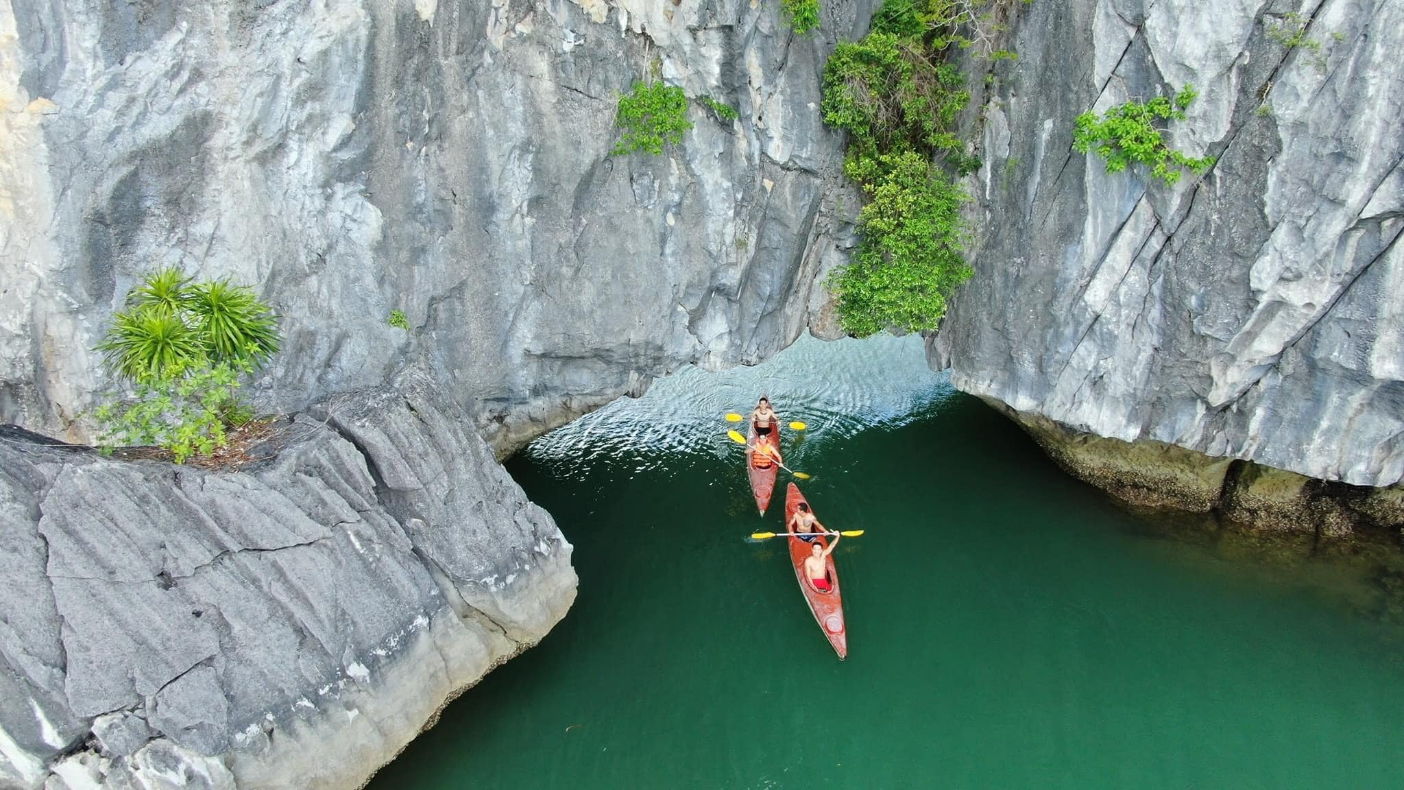 Chèo kayak Vịnh Lan Hạ
