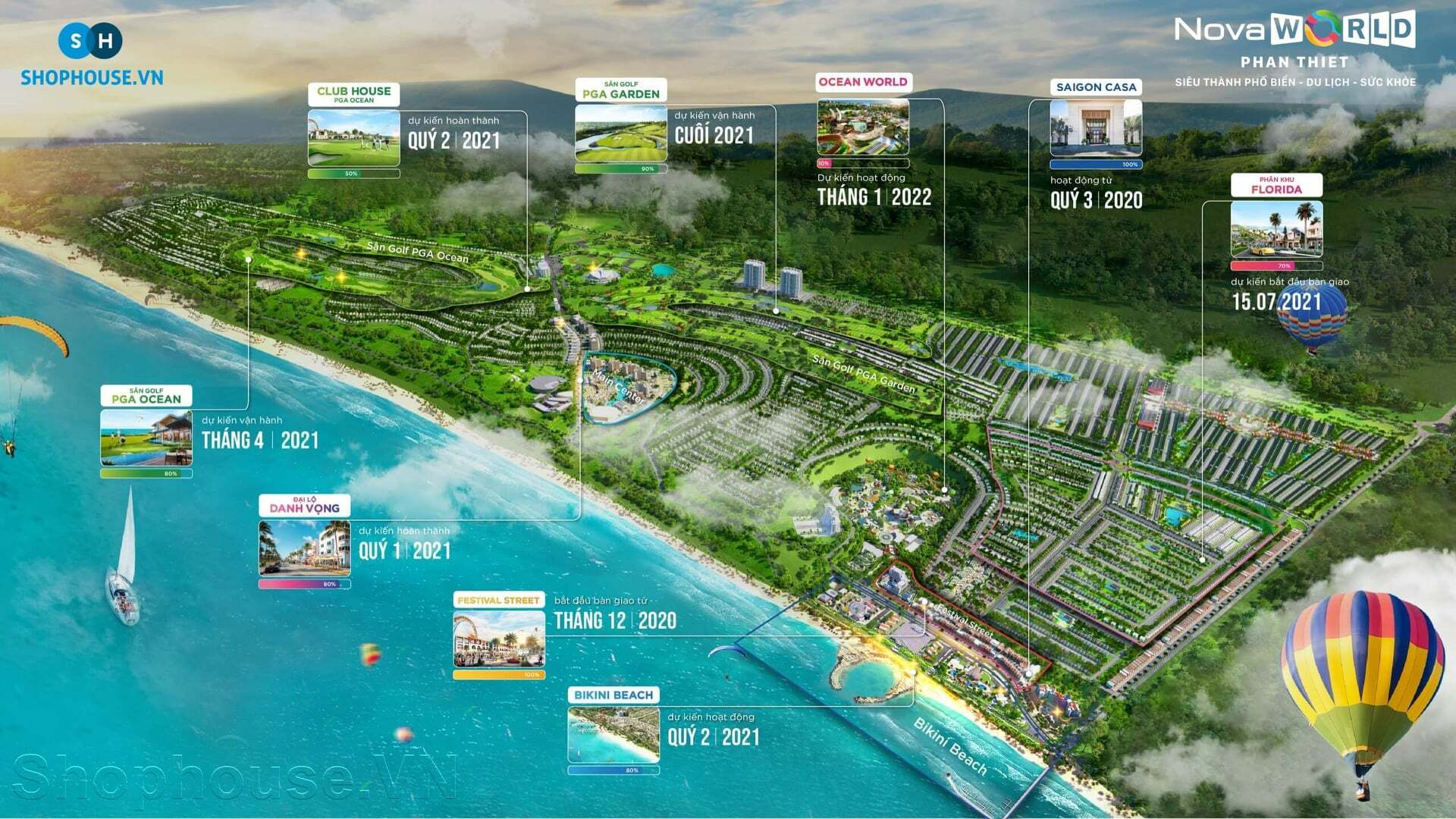 Bản đồ quy hoạch dự án Novaworld Phan Thiết