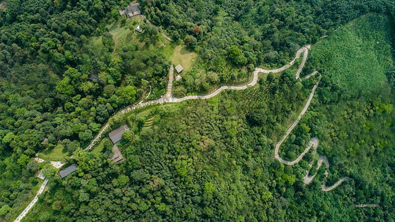 P'apiu Resort con đường thổ cẩm dài nhất