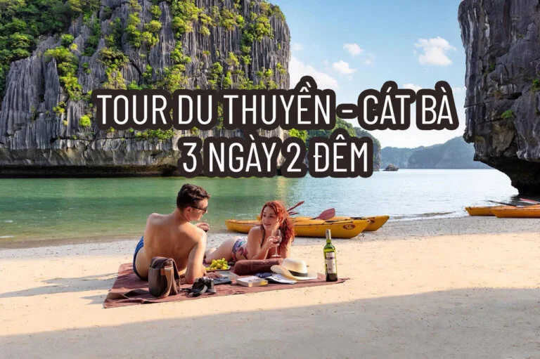 Tour 1 đêm du thuyền 1 đêm cát bà